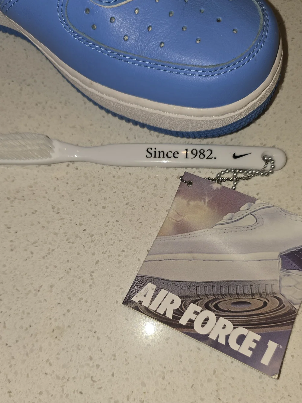 Nike Air Force 1 Low 'Color of the Month' sneakers in University Blue